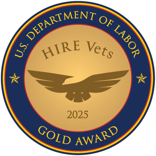 2025 Hire Vets Gold Medallion Award